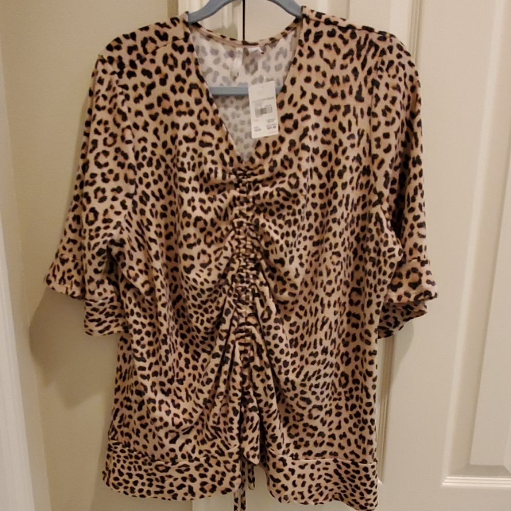 Cheetah blouse